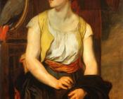 坎农 汉斯 : madchen mit Papagei